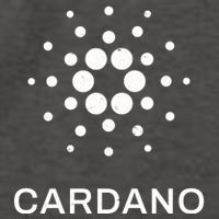 Distressed Cardano Cryptocurrency Logo Vector Backpack