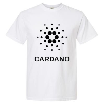 Distressed Cardano Cryptocurrency Logo Garment-Dyed Heavyweight T-Shirt