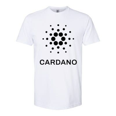 Distressed Cardano Cryptocurrency Logo Softstyle® CVC T-Shirt