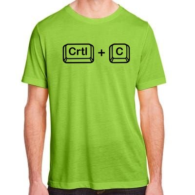 Dad Ctrl C Coppy Son Daughter Ctrl V Paste Funny Family Gift Adult ChromaSoft Performance T-Shirt