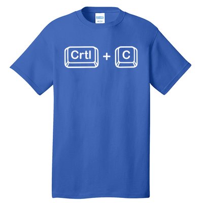 Dad Ctrl C Coppy Son Daughter Ctrl V Paste Funny Family Gift Tall T-Shirt