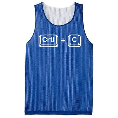 Dad Ctrl C Coppy Son Daughter Ctrl V Paste Funny Family Gift Mesh Reversible Basketball Jersey Tank