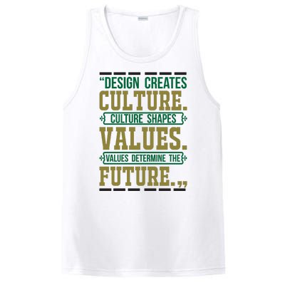 Design Creates Culture Culture Shapes Values Values Determine The Future PosiCharge Competitor Tank