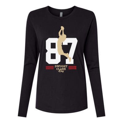 Dwight Clark Day Womens Cotton Relaxed Long Sleeve T-Shirt