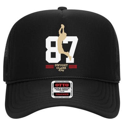 Dwight Clark Day High Crown Mesh Back Trucker Hat