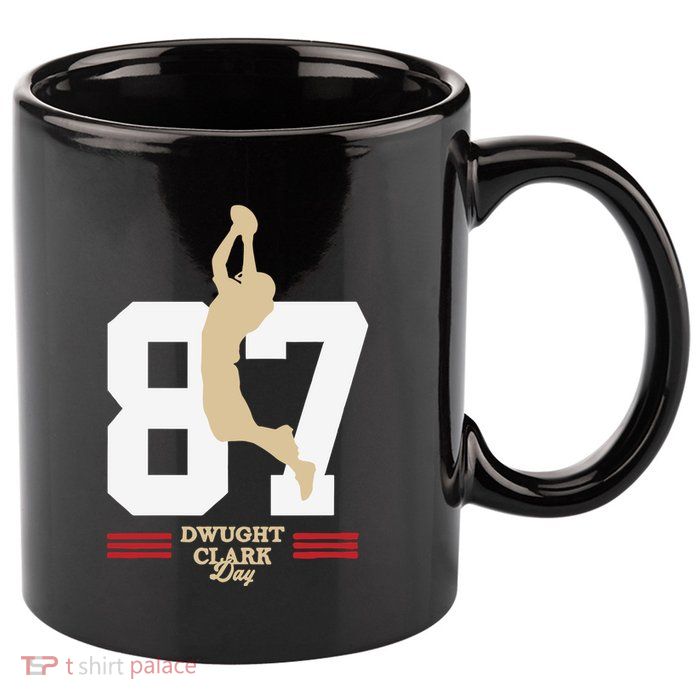 Dwight Clark Day 11oz C Handle Ceramic Mug