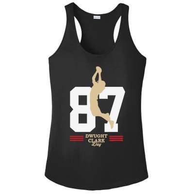 Dwight Clark Day Ladies PosiCharge Competitor Racerback Tank