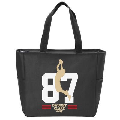Dwight Clark Day Zip Tote Bag