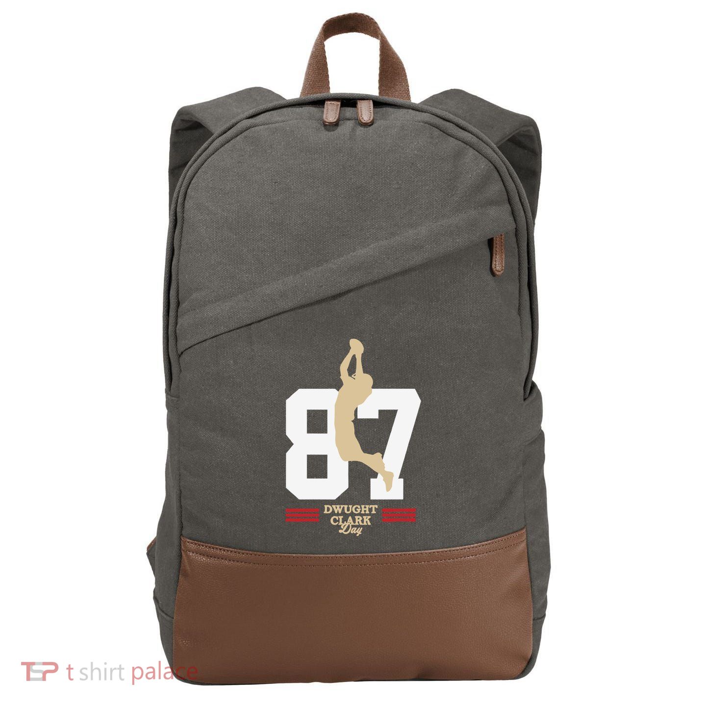 Dwight Clark Day Cotton Canvas Backpack