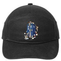 Doctor Cat 7-Panel Snapback Hat