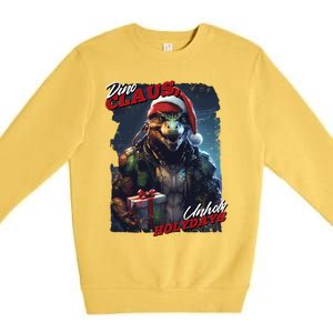 Dino Claus Premium Crewneck Sweatshirt