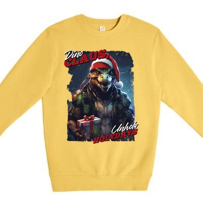 Dino Claus Premium Crewneck Sweatshirt