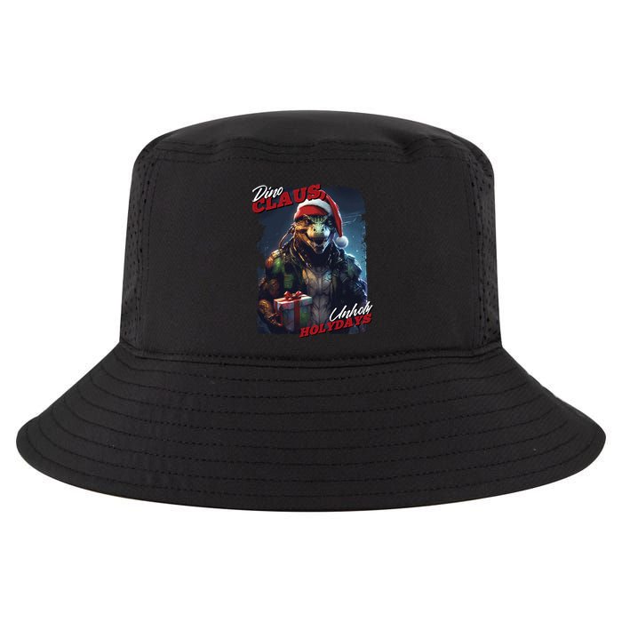Dino Claus Cool Comfort Performance Bucket Hat