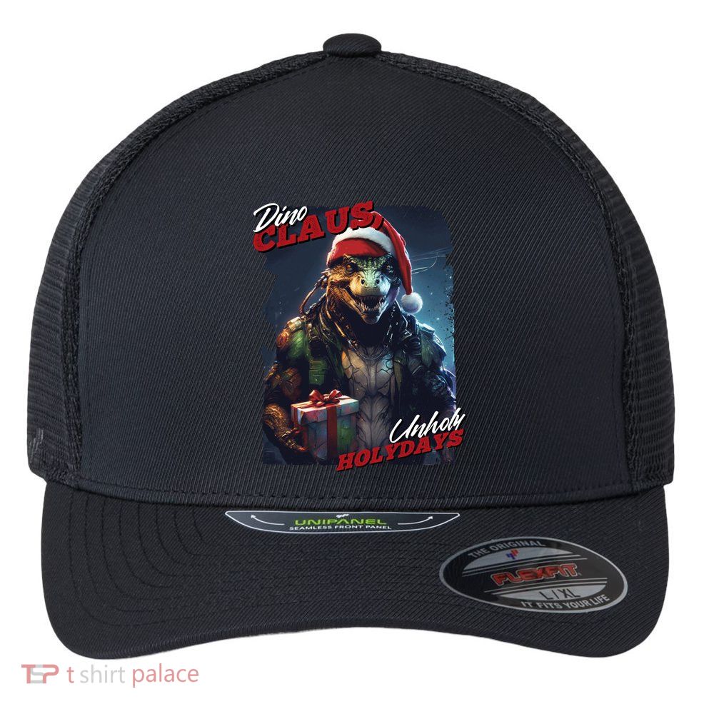 Dino Claus Flexfit Unipanel Trucker Cap