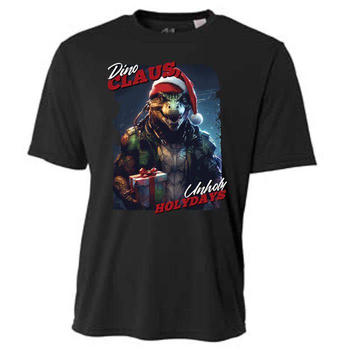 Dino Claus Cooling Performance Crew T-Shirt