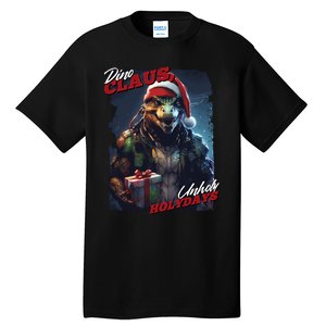 Dino Claus Tall T-Shirt