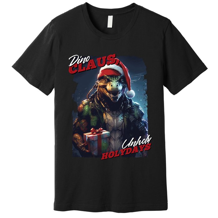 Dino Claus Premium T-Shirt