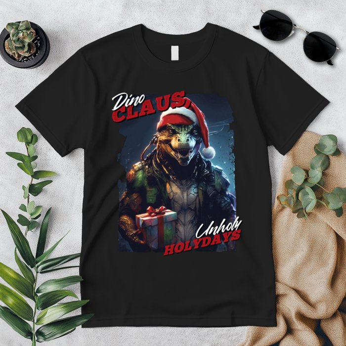 Dino Claus Premium T-Shirt