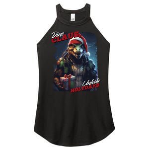 Dino Claus Women's Perfect Tri Rocker Tank