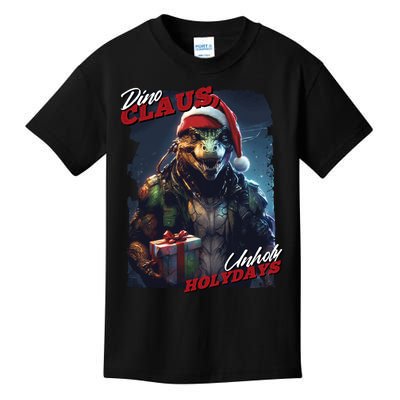 Dino Claus Kids T-Shirt