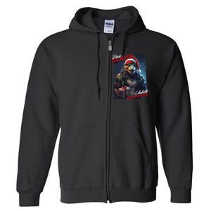 Dino Claus Full Zip Hoodie