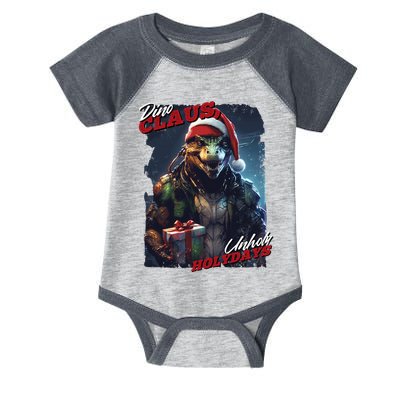 Dino Claus Infant Baby Jersey Bodysuit