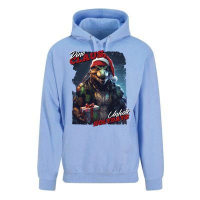 Dino Claus Unisex Surf Hoodie