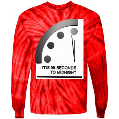 Doomsday Clock Tie-Dye Long Sleeve Shirt