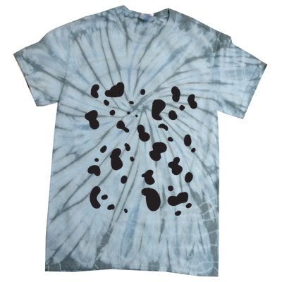 Dalmatian Costume Dog Halloween Adult Women Tie-Dye T-Shirt