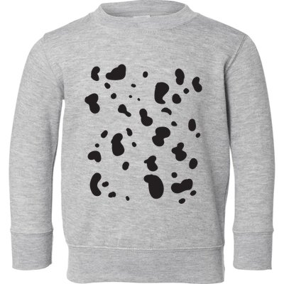Dalmatian Costume Dog Halloween Adult Women Toddler Sweatshirt