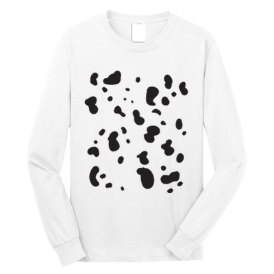 Dalmatian Costume Dog Halloween Adult Women Long Sleeve Shirt