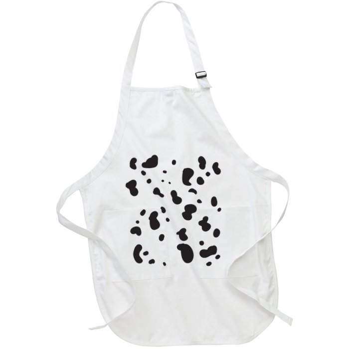 Dalmatian Costume Dog Halloween Adult Women Apron