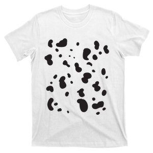 Dalmatian Costume Dog Halloween Adult Women T-Shirt