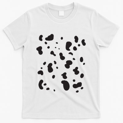 Dalmatian Costume Dog Halloween Adult Women T-Shirt