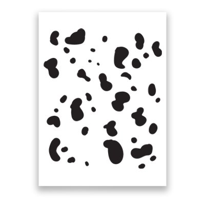 Dalmatian Costume Dog Halloween Adult Women Poster