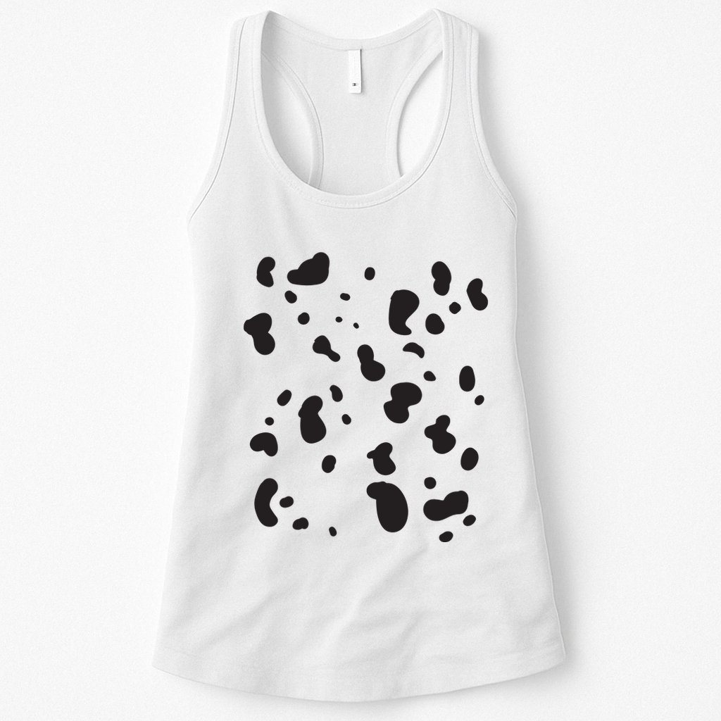 Dalmatian Costume Dog Halloween Adult Women Womens Tank Top