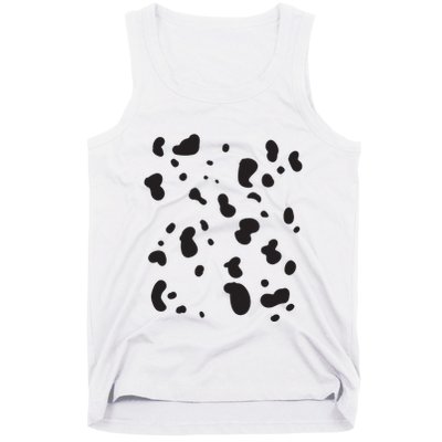 Dalmatian Costume Dog Halloween Adult Women Tank Top