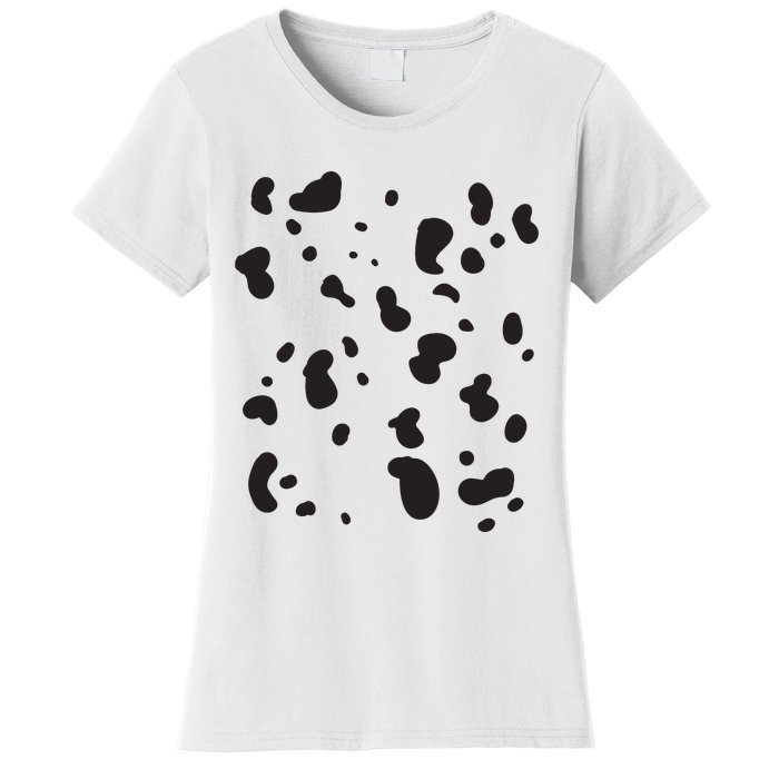 Dalmatian Costume Dog Halloween Adult Women Women's T-Shirt