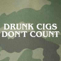 Drunk Cigs Dont Count Funny Legacy Tie Dye Trucker Hat