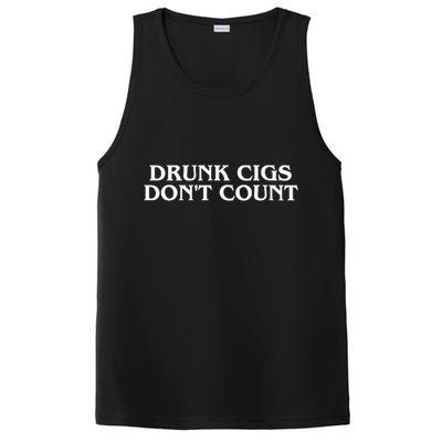 Drunk Cigs Dont Count Funny PosiCharge Competitor Tank