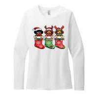 Dachshund Christmas Womens CVC Long Sleeve Shirt