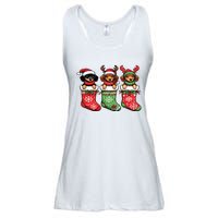 Dachshund Christmas Ladies Essential Flowy Tank