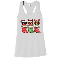 Dachshund Christmas Women's Racerback Tank