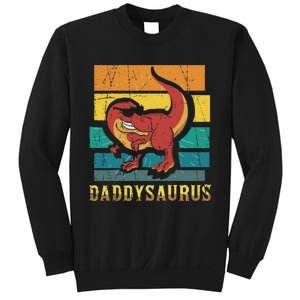 Daddysaurus Cool Dad Dinosaur With Sunglasses Sweatshirt