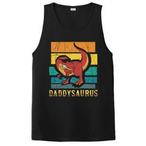 Daddysaurus Cool Dad Dinosaur With Sunglasses PosiCharge Competitor Tank