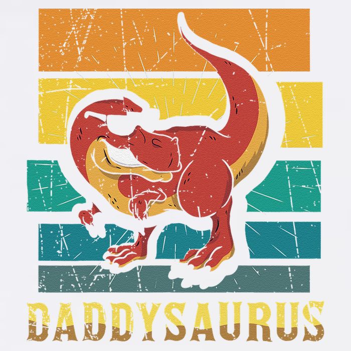 Daddysaurus Cool Dad Dinosaur With Sunglasses Garment-Dyed Sweatshirt