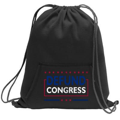 Defund Congress Defund Politicians Libertarian Political Sweatshirt Cinch Pack Bag