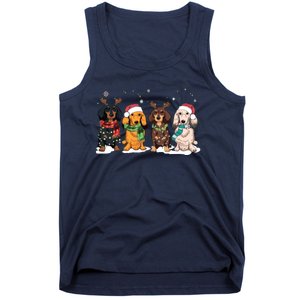 Dachshund Christmas Tank Top