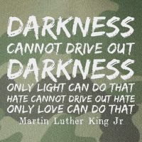 Darkness Cannot Drive Out Darkness Mlk Black History Month Legacy Tie Dye Trucker Hat