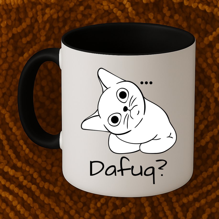 Dafuq Cat Mug